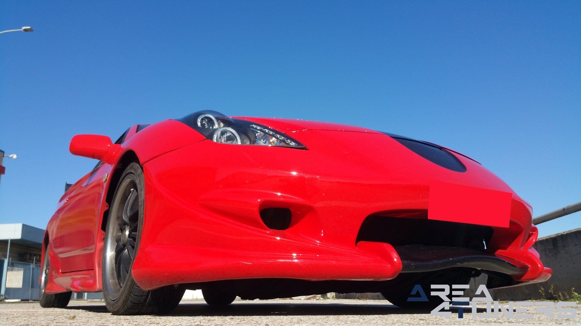 Imagen reportaje coche Tuning Toyota Celica Hemoglobine Imagen perteneciente al reportaje fotográfico de la revista Tuning de publicación diaria Area4tuners.es sobre un Toyota Celica