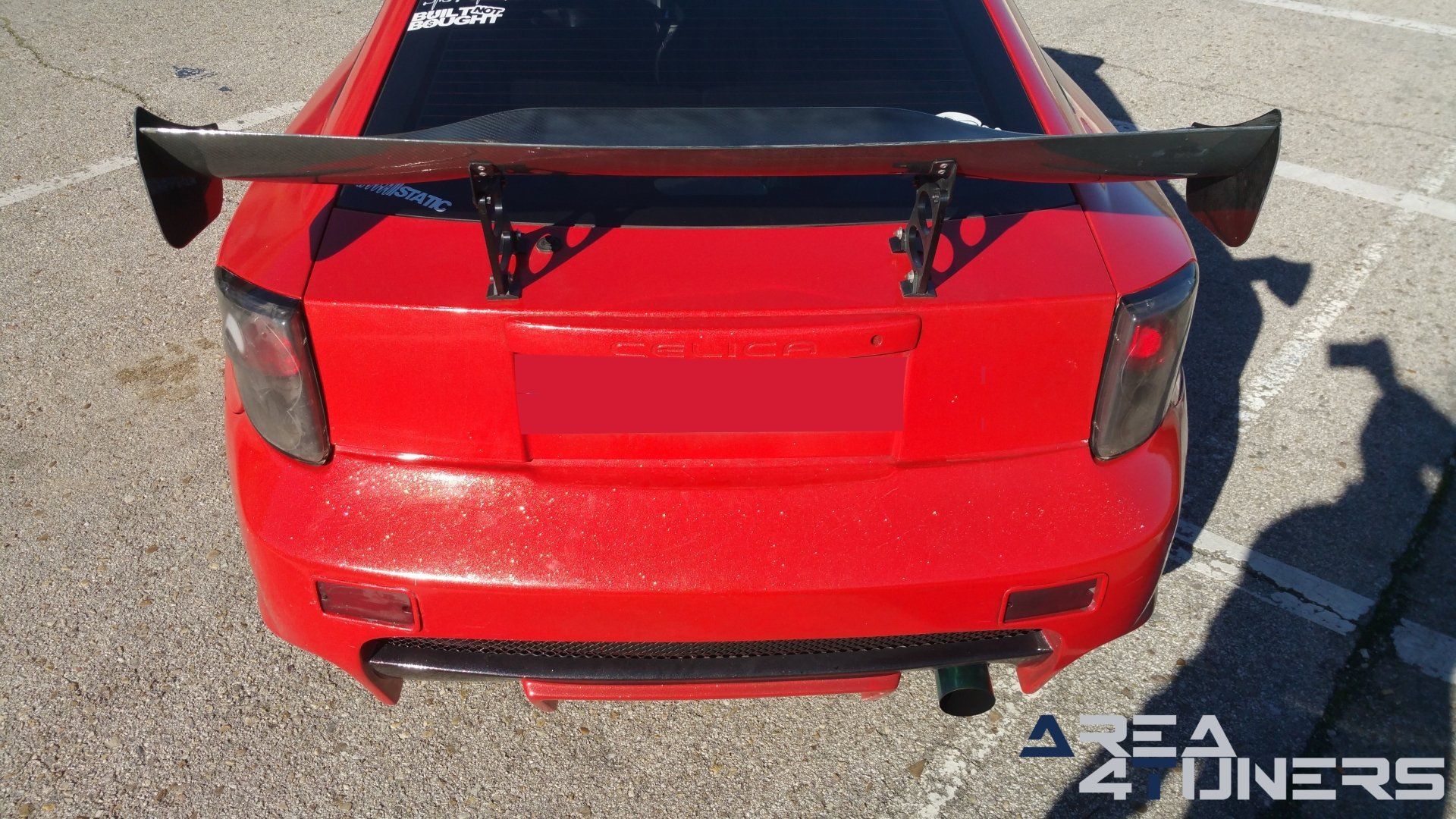 Imagen reportaje coche Tuning Toyota Celica Hemoglobine Imagen perteneciente al reportaje fotográfico de la revista Tuning de publicación diaria Area4tuners.es sobre un Toyota Celica