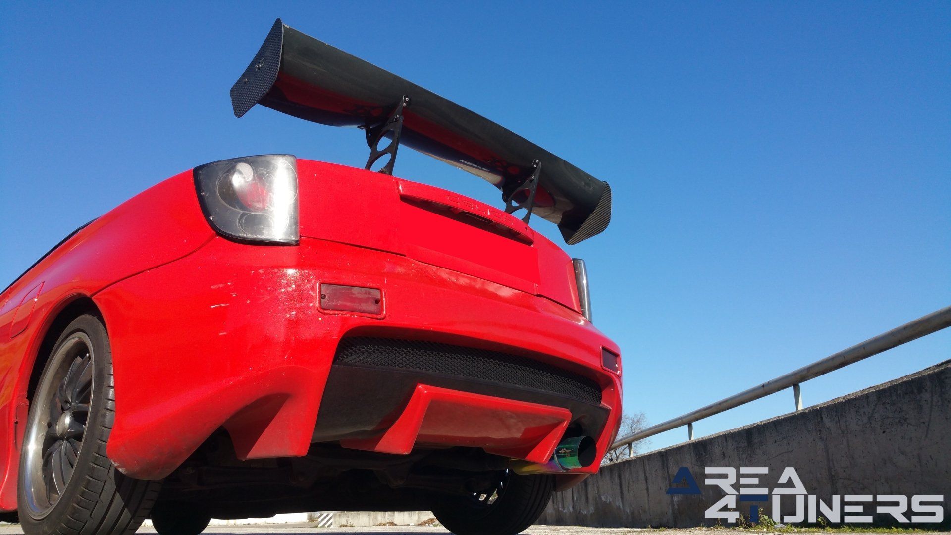 Imagen reportaje coche Tuning Toyota Celica Hemoglobine Imagen perteneciente al reportaje fotográfico de la revista Tuning de publicación diaria Area4tuners.es sobre un Toyota Celica