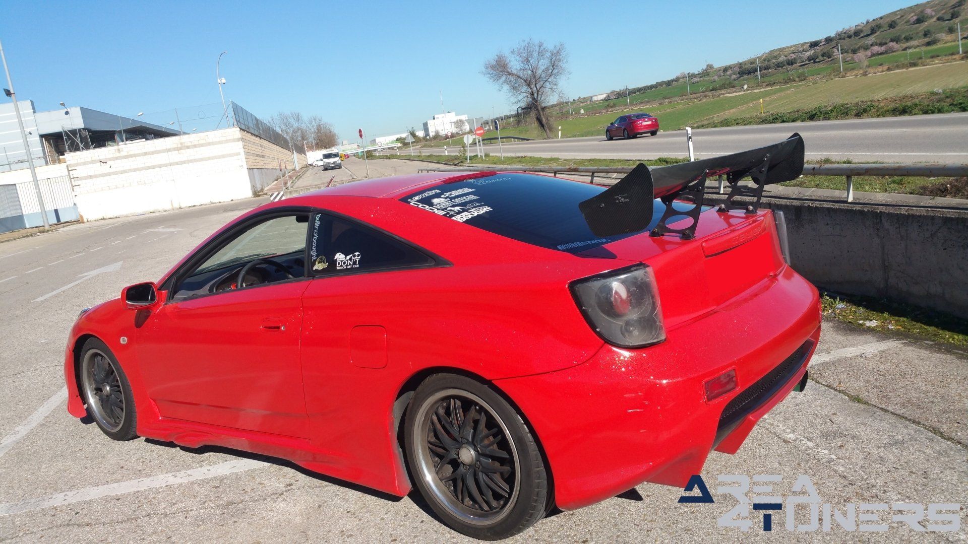 Imagen reportaje coche Tuning Toyota Celica Hemoglobine Imagen perteneciente al reportaje fotográfico de la revista Tuning de publicación diaria Area4tuners.es sobre un Toyota Celica