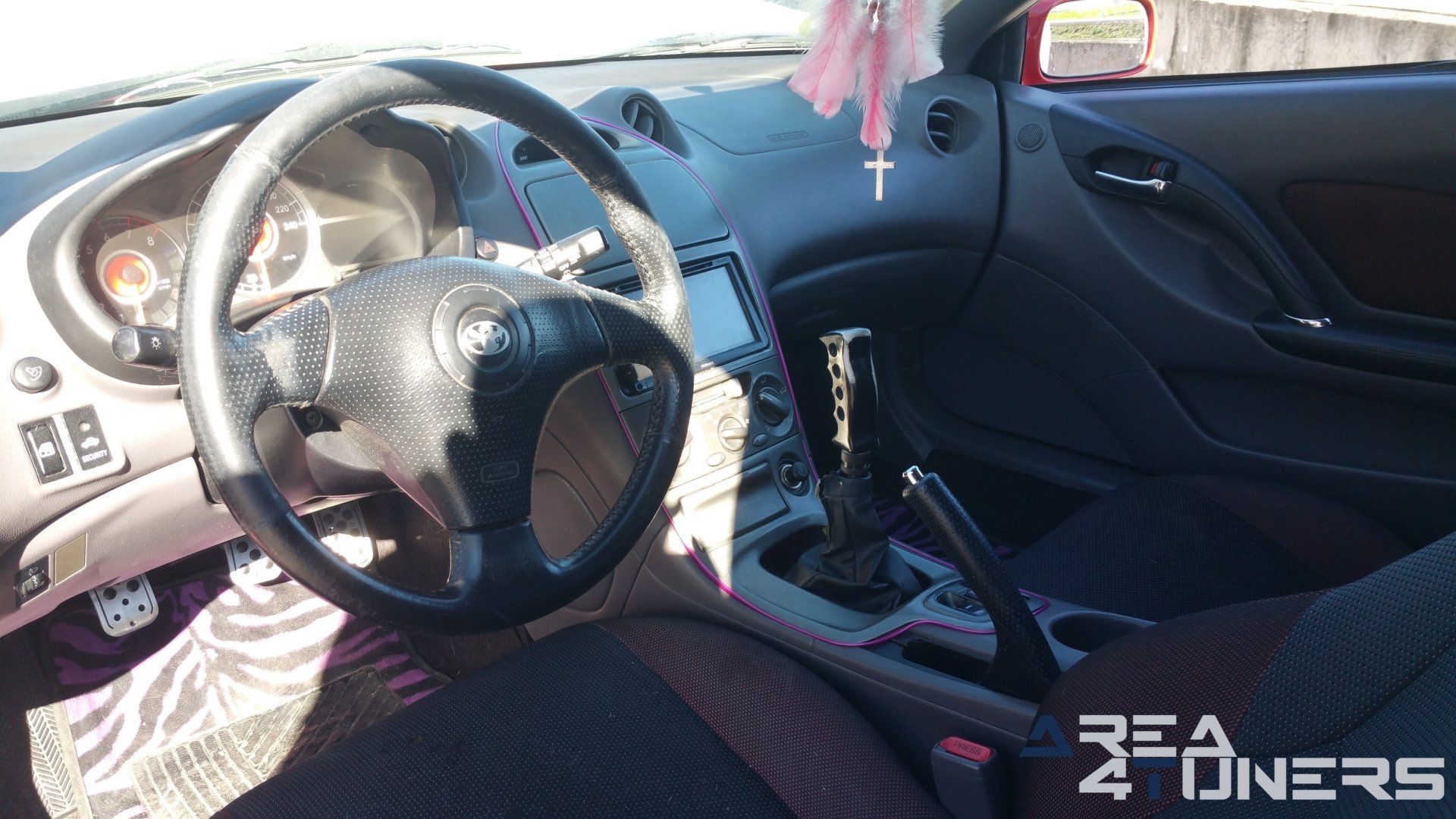 Imagen reportaje coche Tuning Toyota Celica Hemoglobine Imagen perteneciente al reportaje fotográfico de la revista Tuning de publicación diaria Area4tuners.es sobre un Toyota Celica