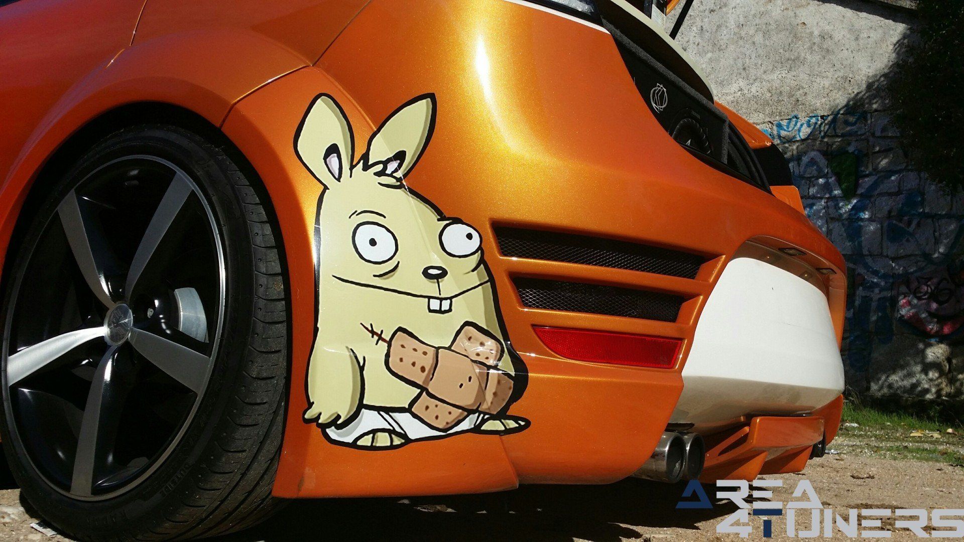 Imagen reportaje coche Tuning Seat León Ganador Tapado Imagen perteneciente al reportaje de coche Tuning, de la revista Area4tuners.es sobre un Seat León