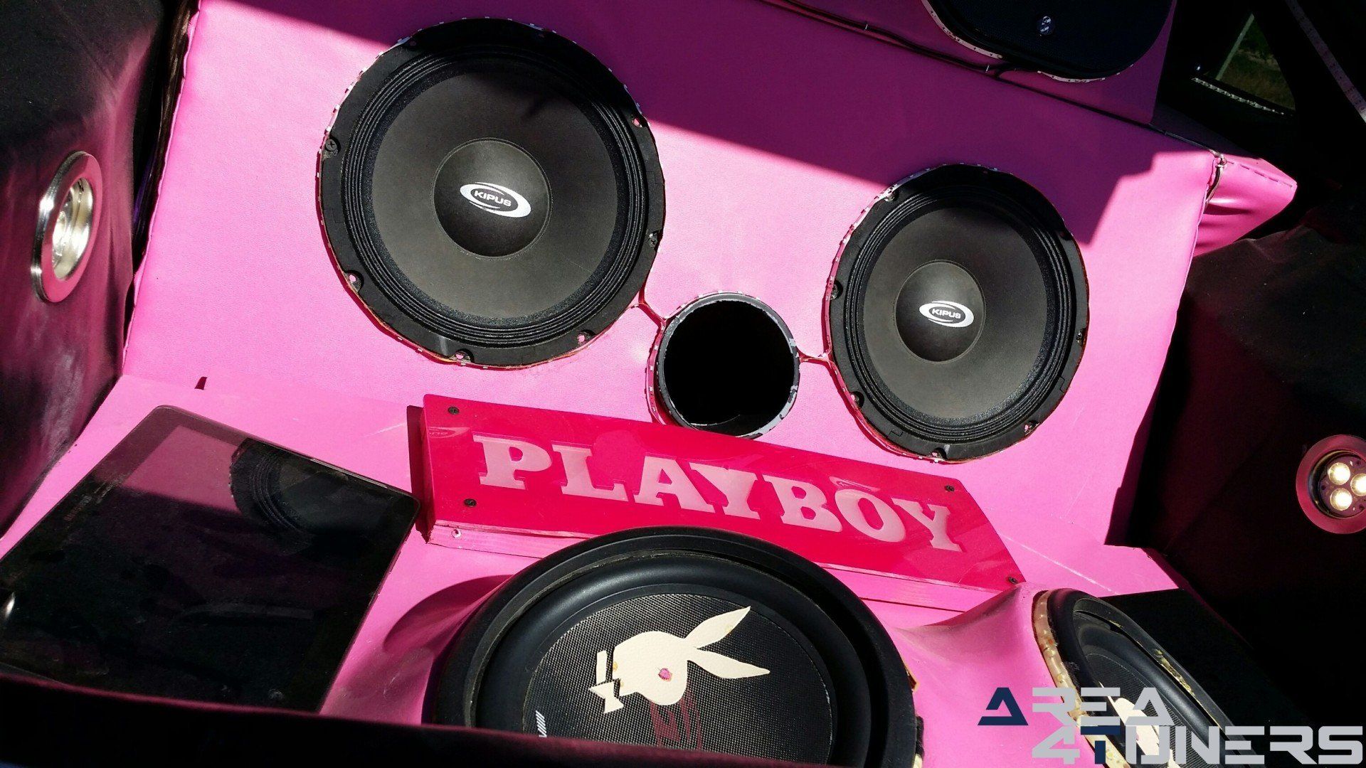 Imagen reportaje coche Tuning Toyota Celica Playboy Imagen perteneciente al reportaje de coche Tuning, de la revista Area4tuners.es sobre un Toyota Celica