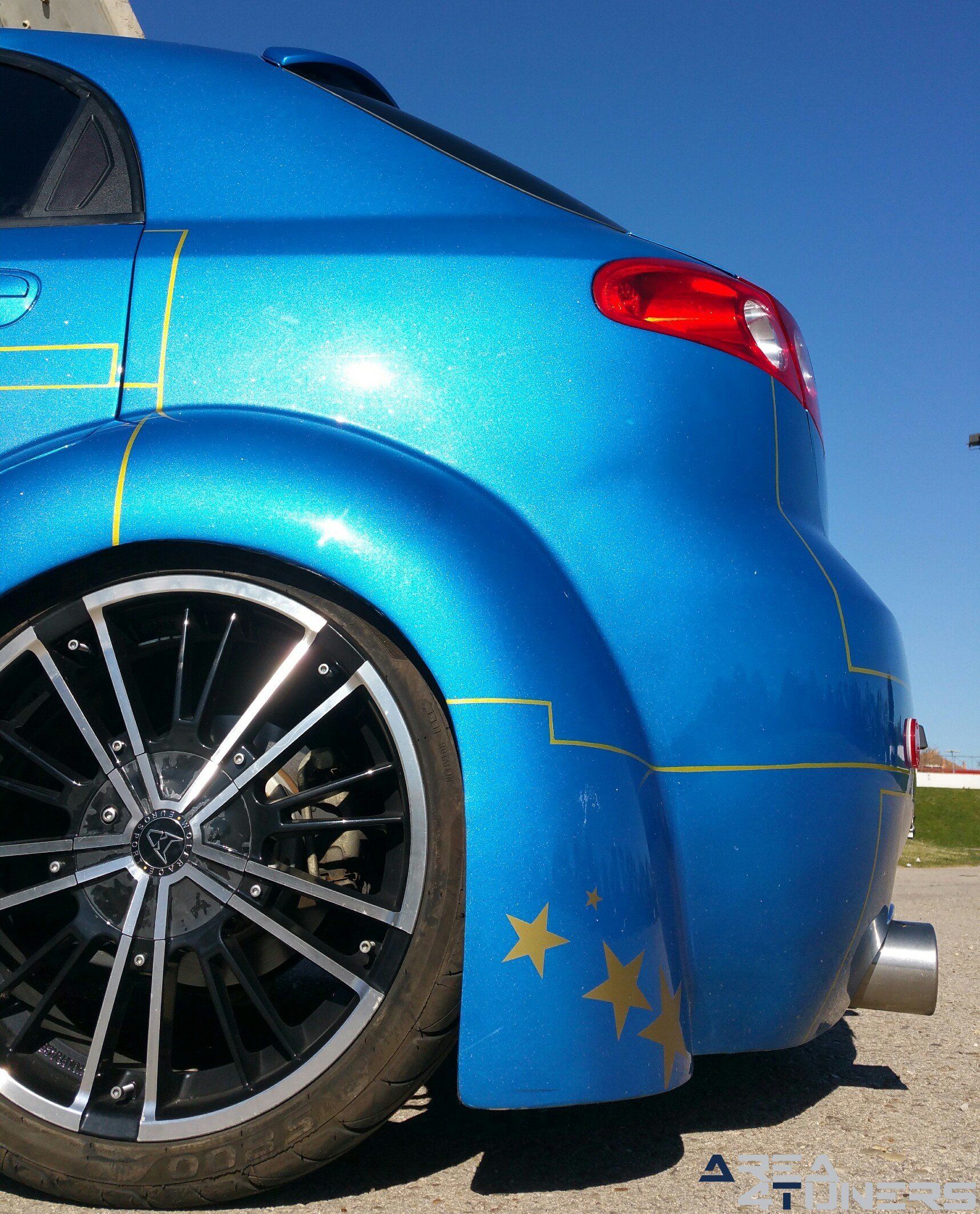 Imagen reportaje coche Tuning Daewoo Lacetti Circunstancias Dolorosas Imagen perteneciente al reportaje de coche Tuning, de la revista Area4tuners.es sobre un Daewoo Lacetti