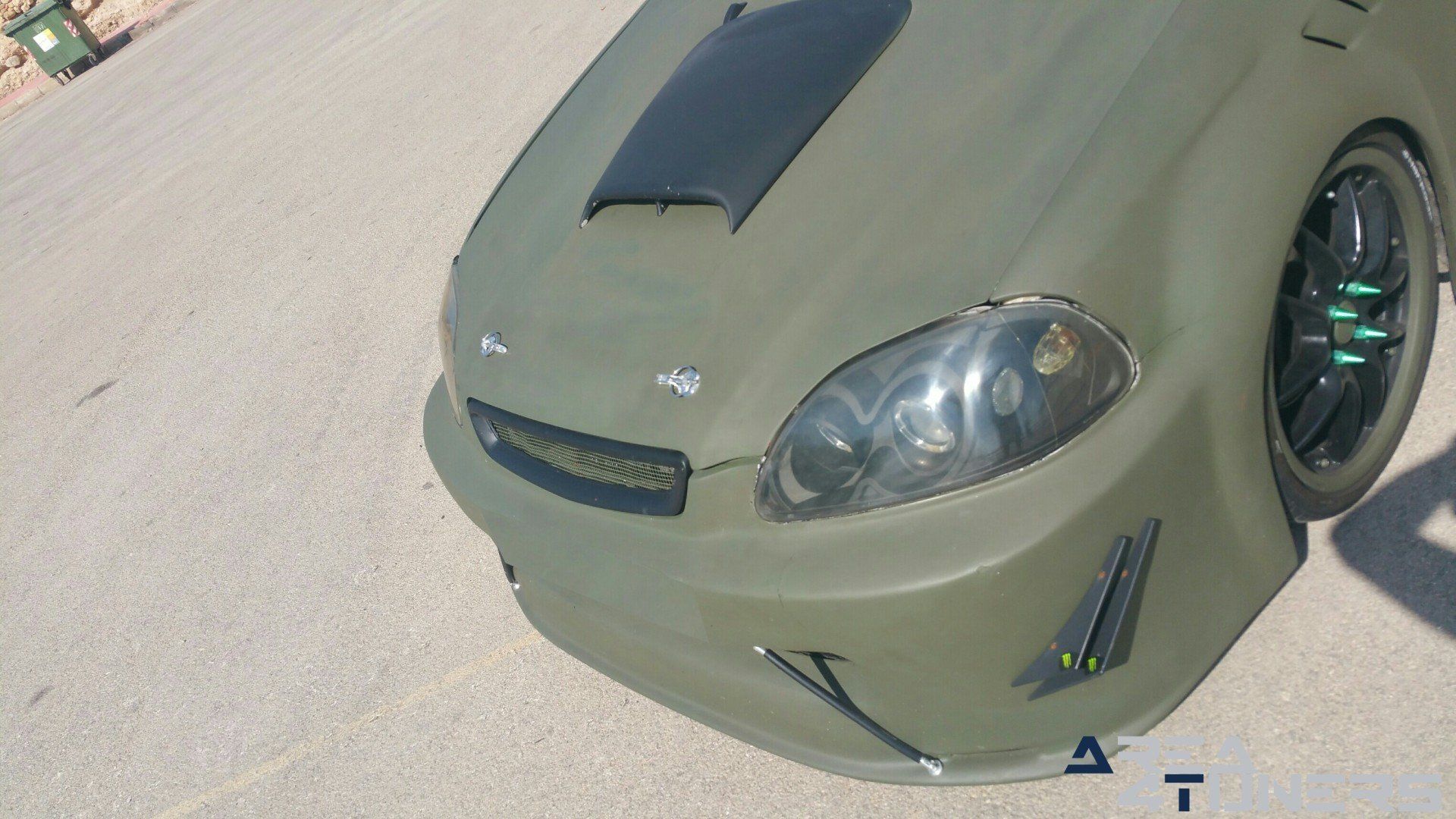 Imagen reportaje coche Tuning Honda Civic Coupé Kamikaze Imagen perteneciente al reportaje de coche Tuning, de la revista Area4tuners.es sobre un Honda Civic