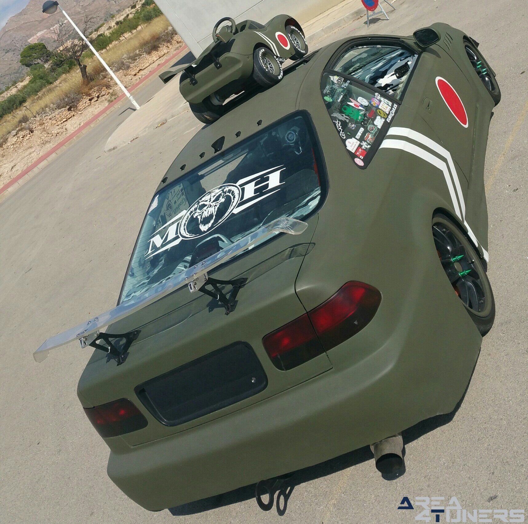 Imagen reportaje coche Tuning Honda Civic Coupé Kamikaze Imagen perteneciente al reportaje de coche Tuning, de la revista Area4tuners.es sobre un Honda Civic