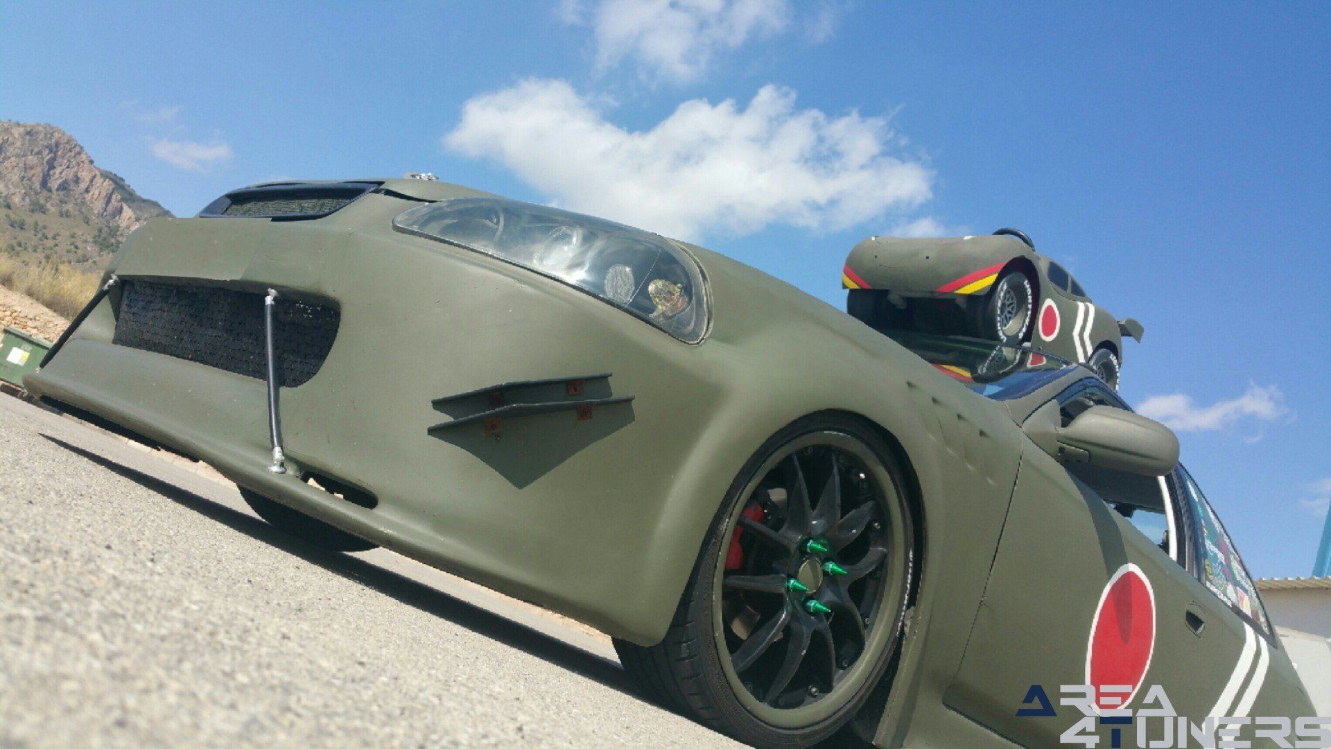 Imagen reportaje coche Tuning Honda Civic Coupé Kamikaze Imagen perteneciente al reportaje de coche Tuning, de la revista Area4tuners.es sobre un Honda Civic