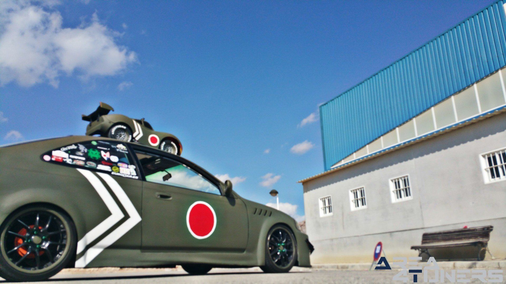 Imagen reportaje coche Tuning Honda Civic Coupé Kamikaze Imagen perteneciente al reportaje de coche Tuning, de la revista Area4tuners.es sobre un Honda Civic