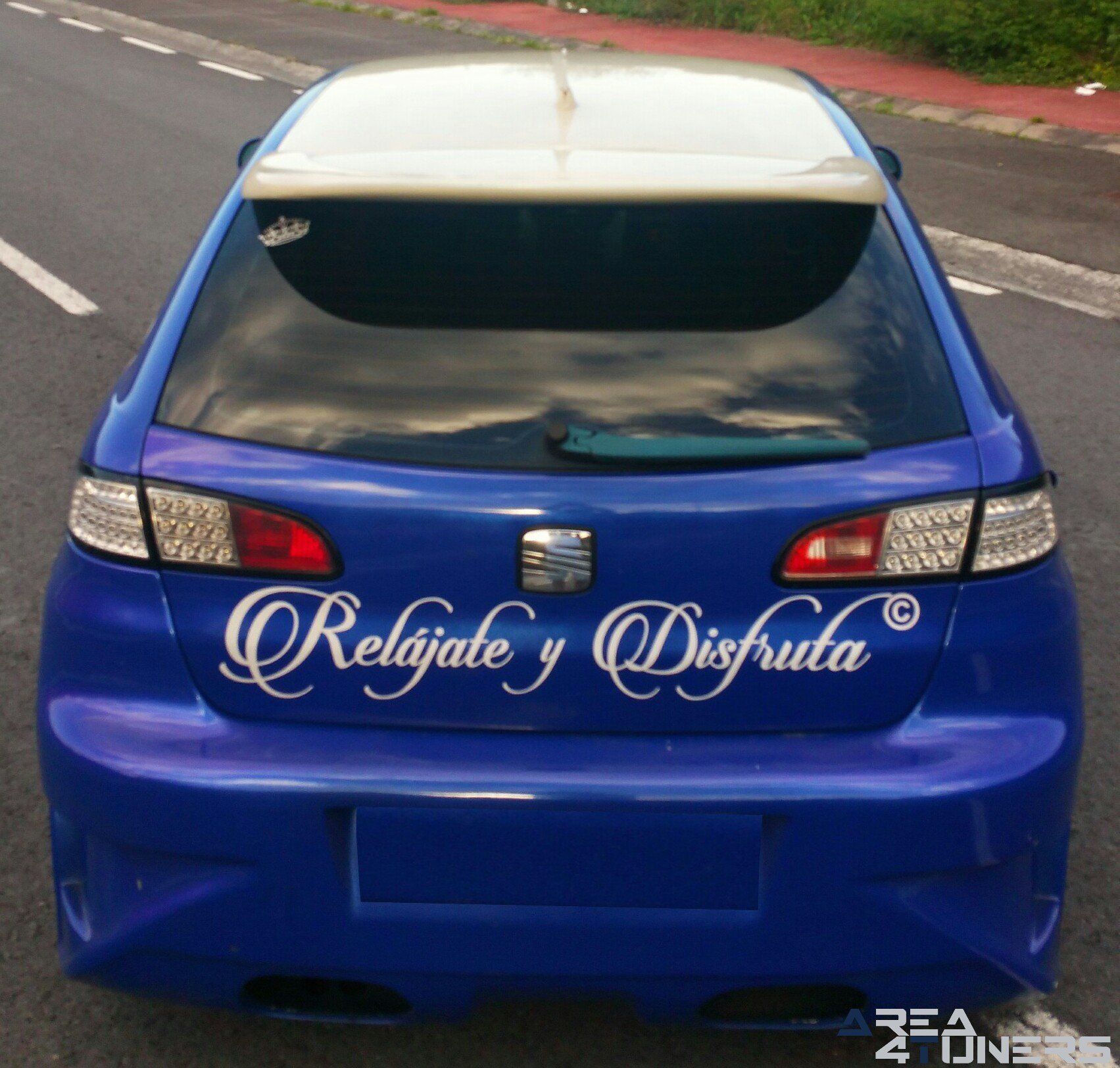 Imagen reportaje coche Tuning Seat Ibiza Relájate Y Disfruta Imagen perteneciente al reportaje fotográfico de la revista Tuning de publicación diaria Area4tuners.es sobre un Seat Ibiza