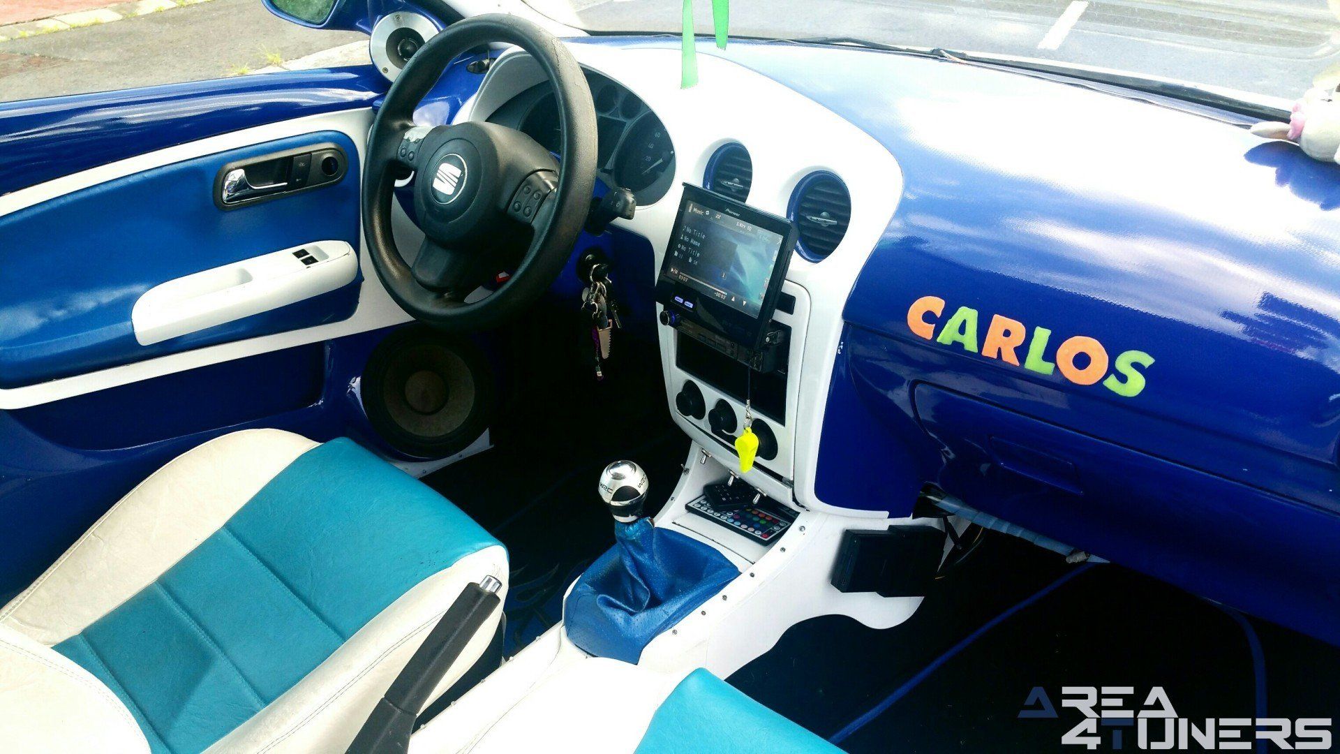 Imagen reportaje coche Tuning Seat Ibiza Relájate Y Disfruta Imagen perteneciente al reportaje fotográfico de la revista Tuning de publicación diaria Area4tuners.es sobre un Seat Ibiza