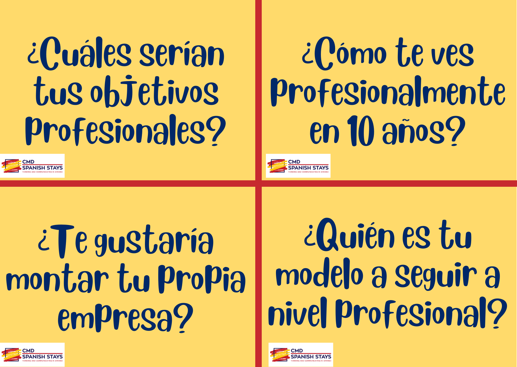 Download free Spanish conversation cards
