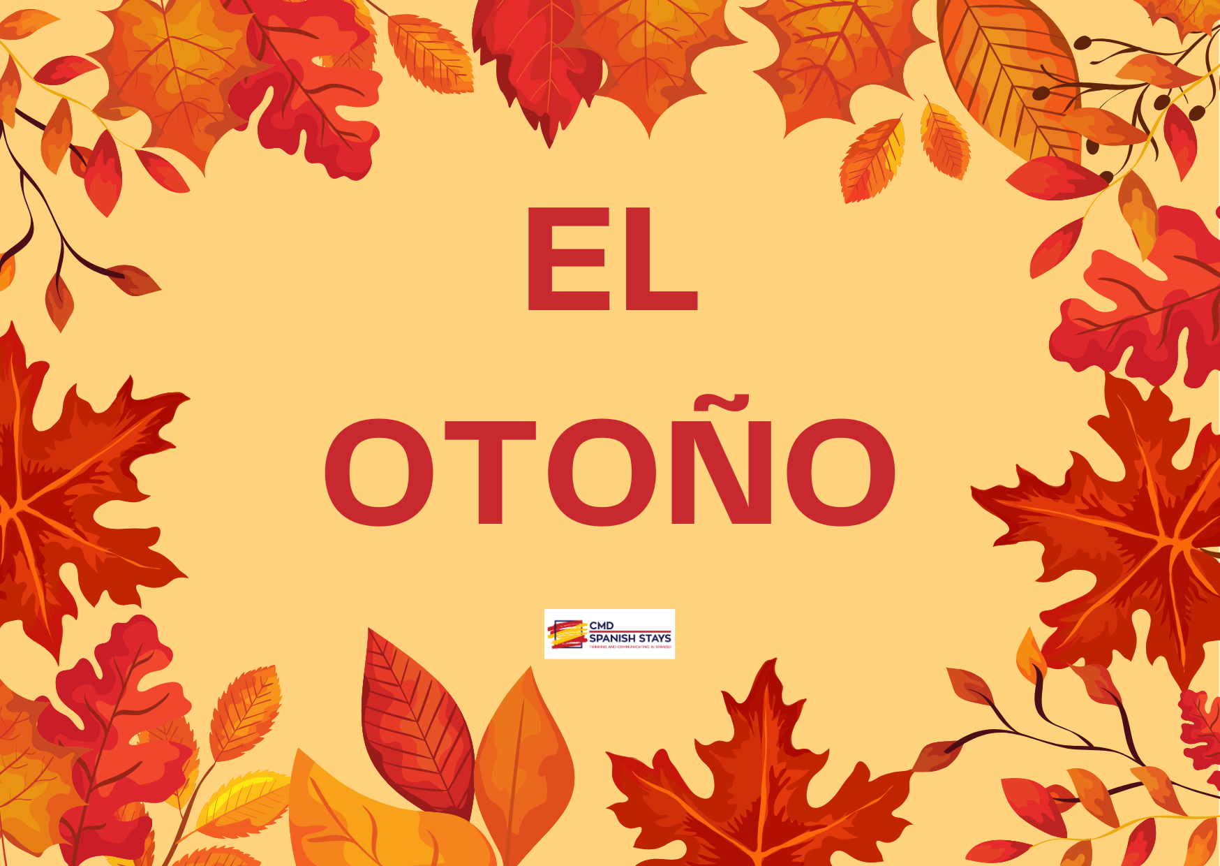 Download free Spanish teaching resources flashcards otoño