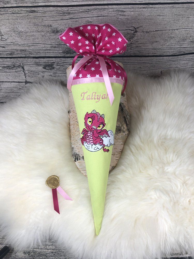 Geschwister Schultüte mit Babydrache