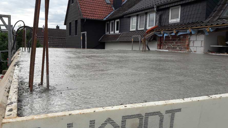 fertige Betondecke in Lemgo