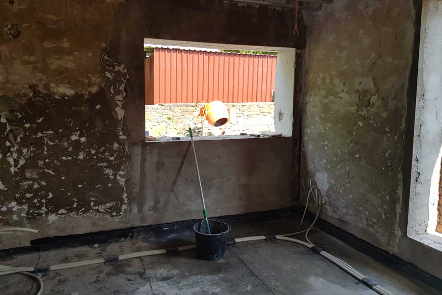 Fensteröffnung im Umbau in Bad Salzuflen