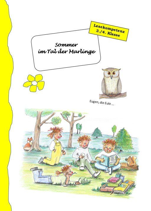 Sommer im Tal der Marlinge, Lernheft