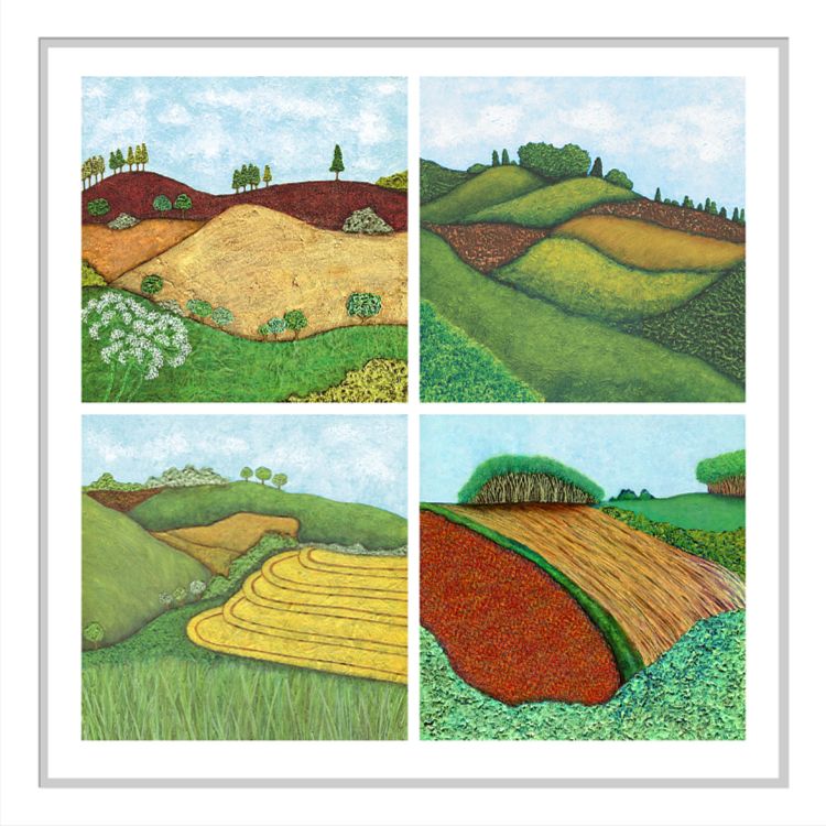 Sussex Downs Landscape Art by Troy Ohlson