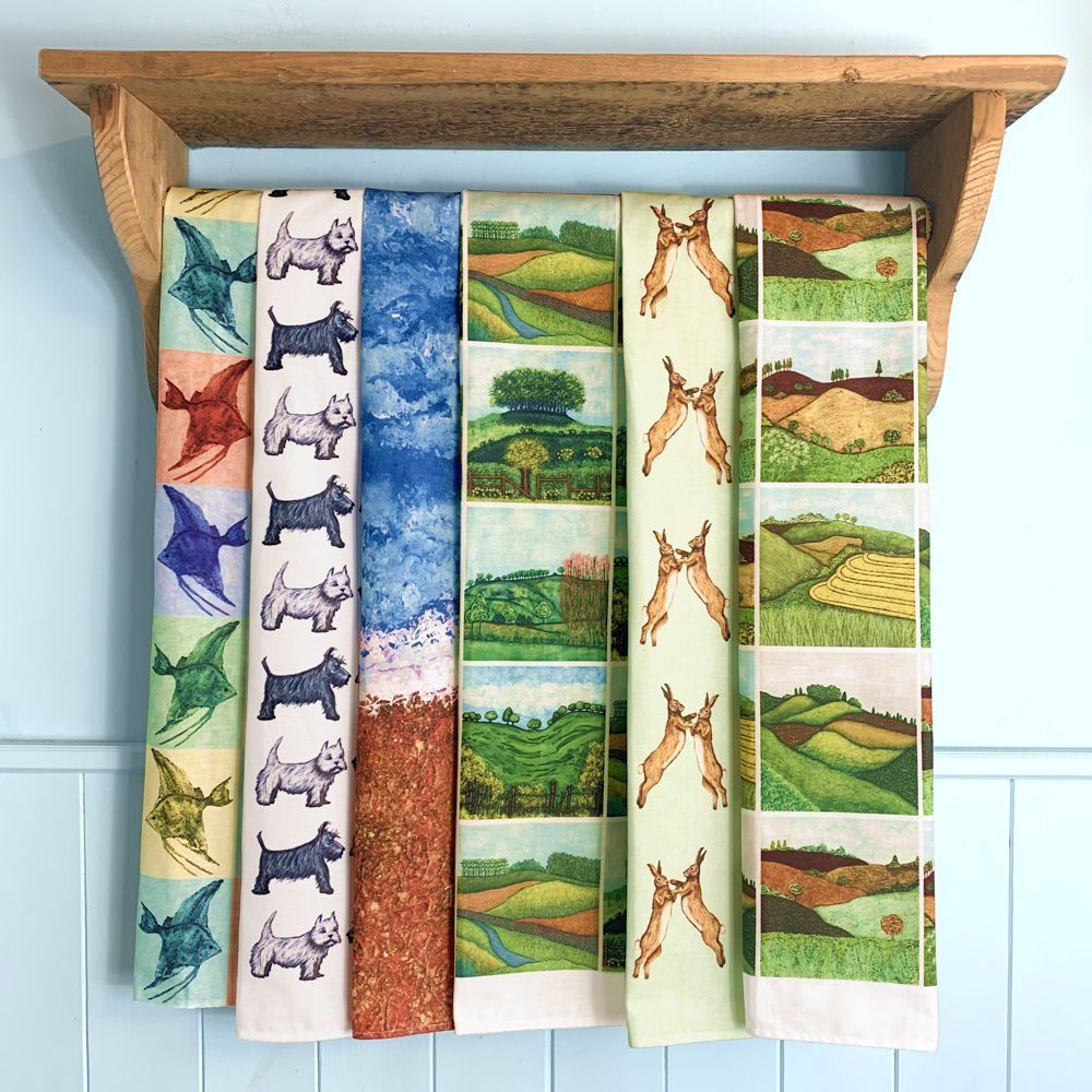 Tea Towels from her original art by Troy Ohlson