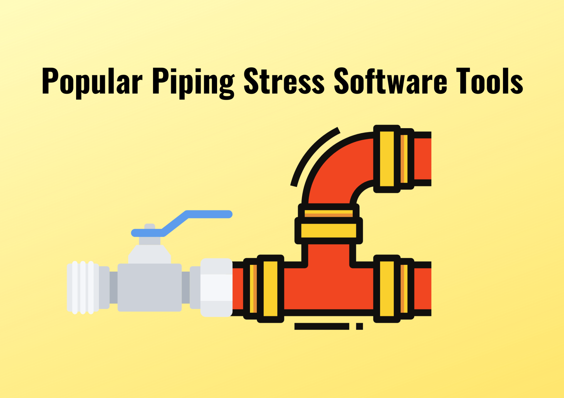 Piping stress analysis software