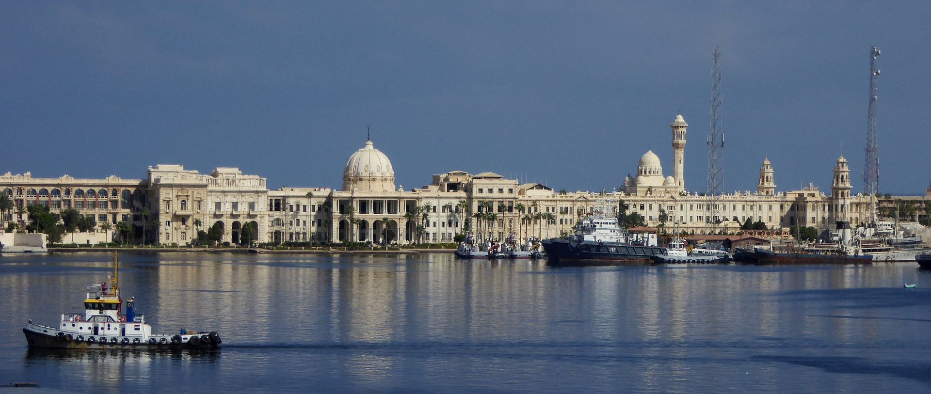 Le palais de Ras el-Tin, la résidence d'été des rois égyptiens à Alexandrie en Egypte