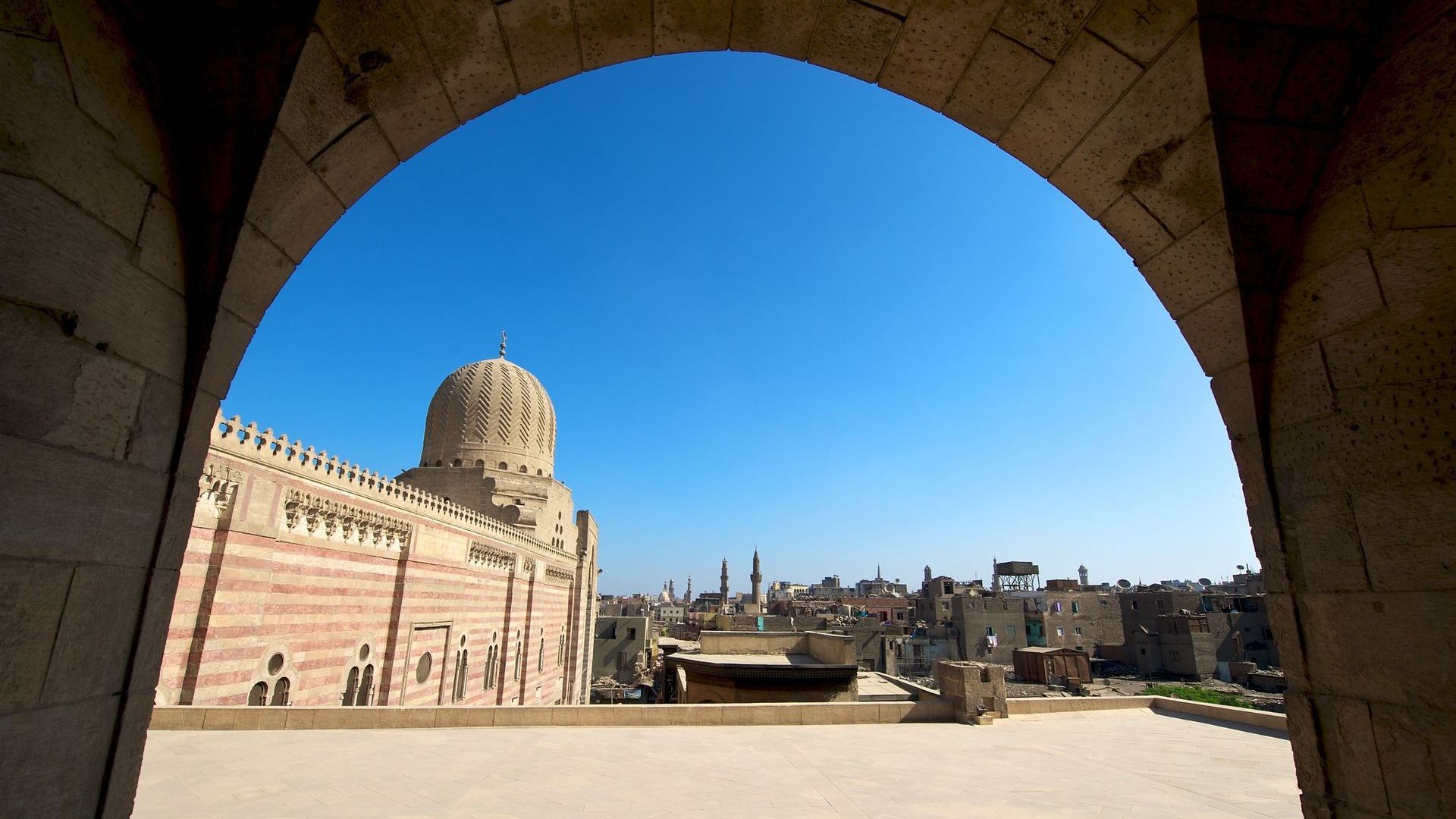 vue du caire mosquée