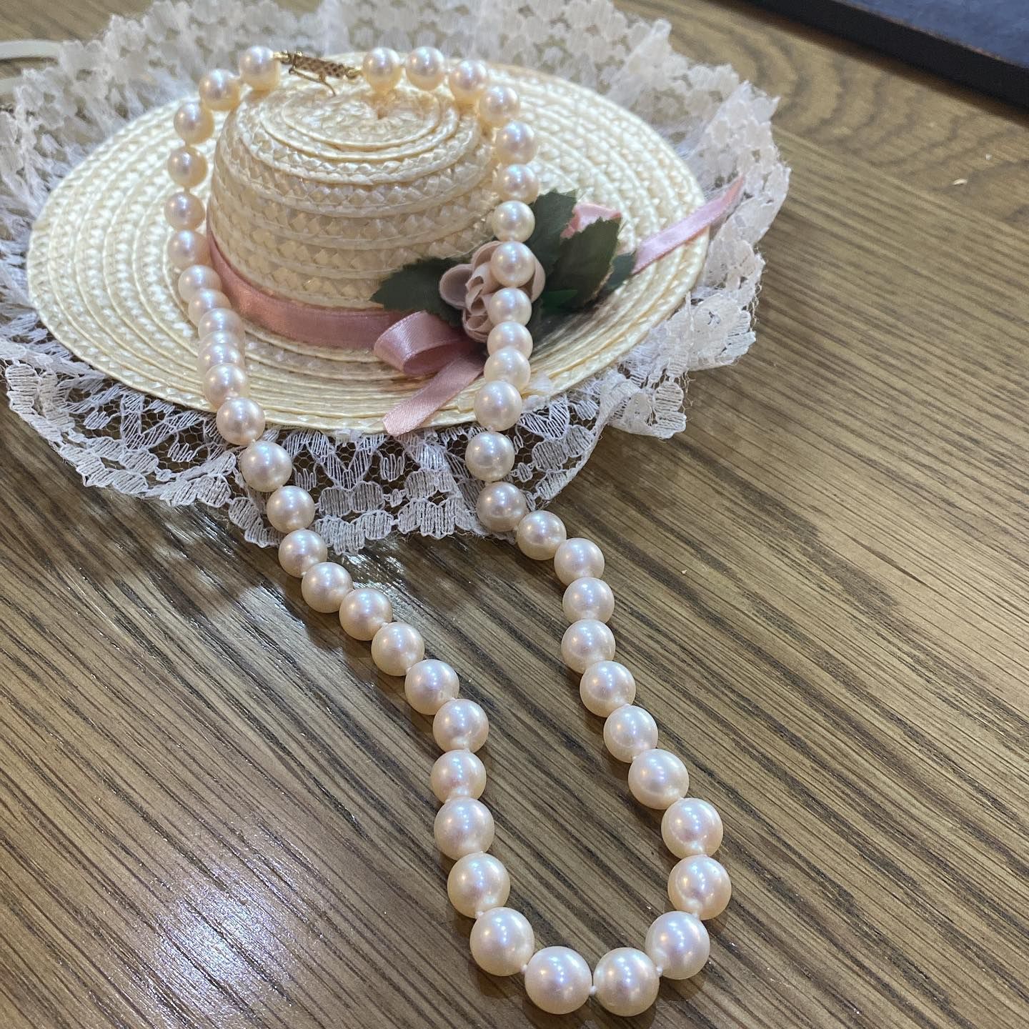 Collier de perles de culture choker seconde maine