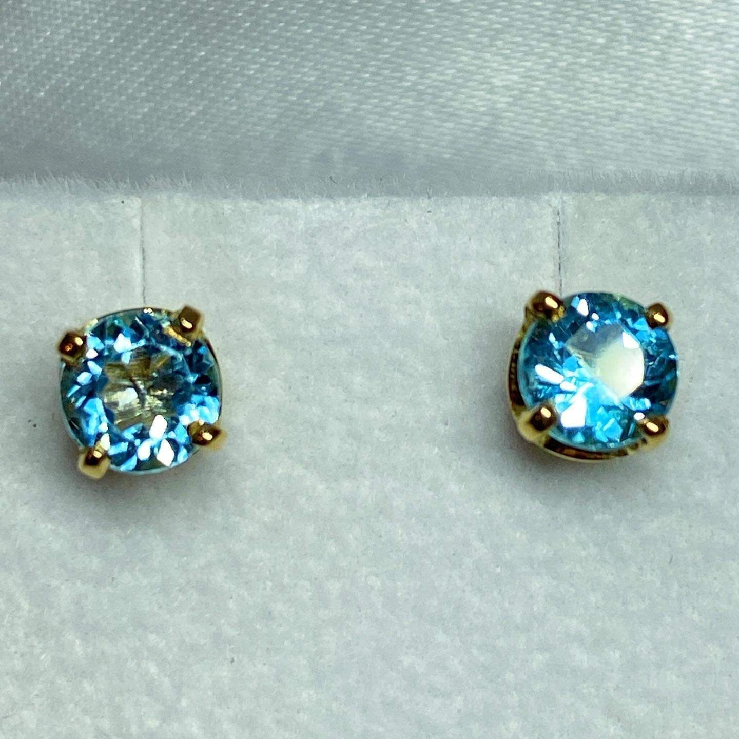 Boucles oreilles topaze