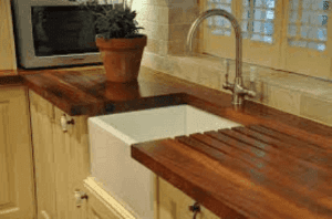 Kitchen Worktop, real wood, oak, beech walnut.