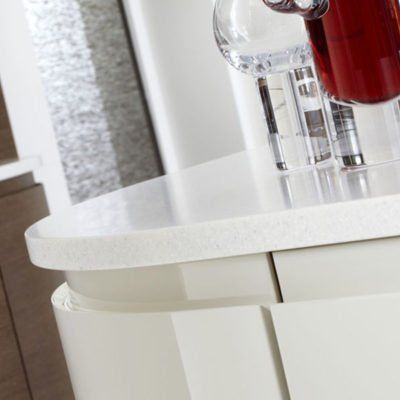 Mistral Polaris 25mm Solid Surface Worktop Mistral Solid Surface Worktop, Kitchen Worktops
