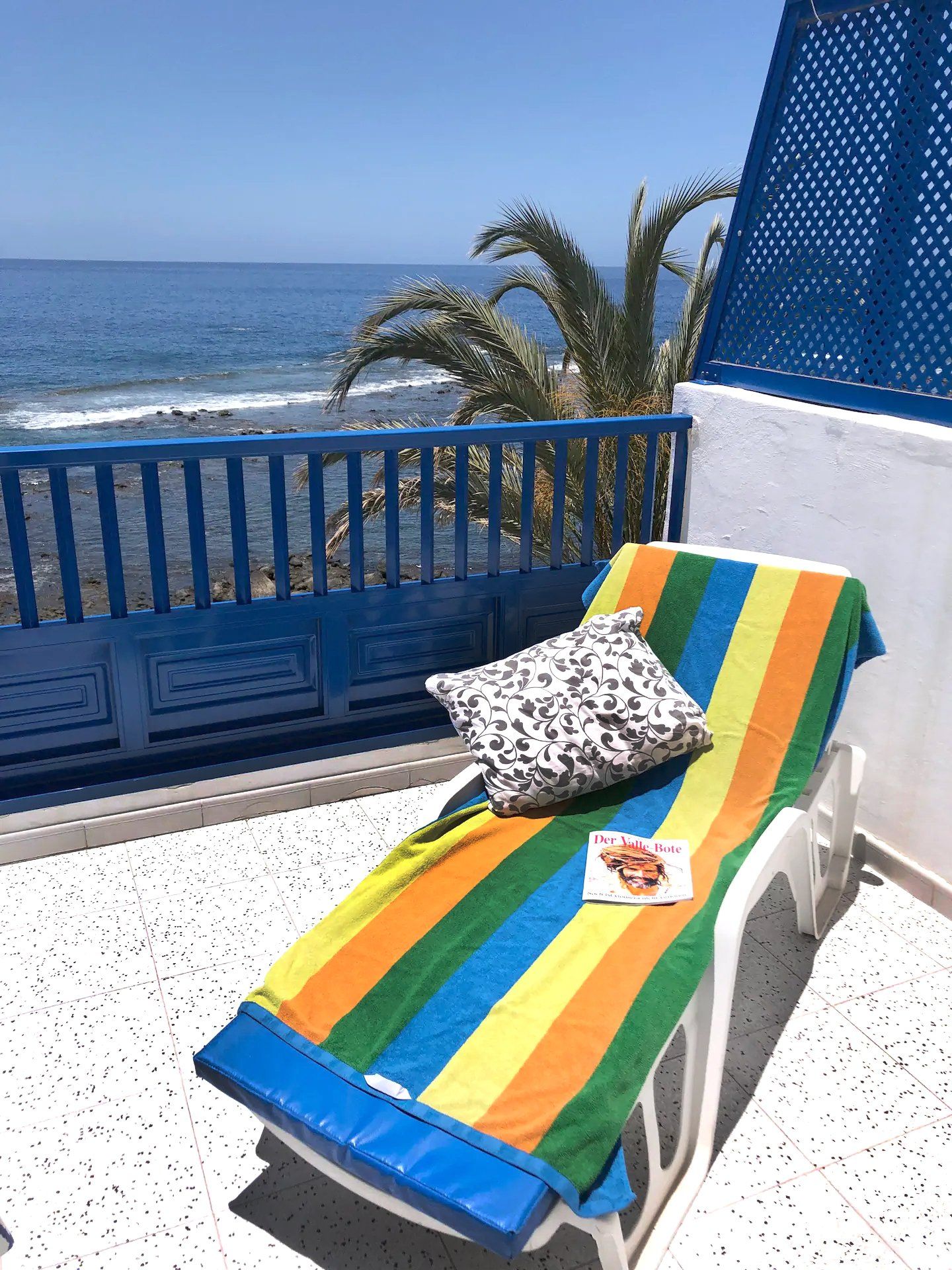 Terrasse mit Meerblick La Condesa