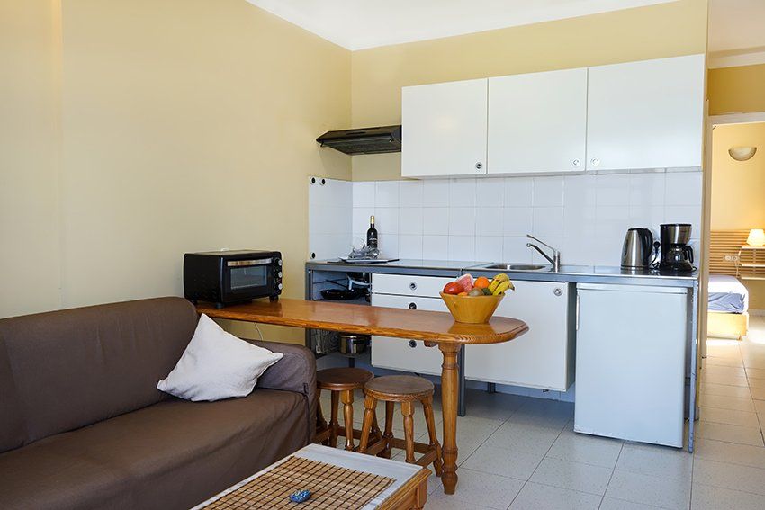 Küche & Essplatz in der La Condesa Ferienwohnung