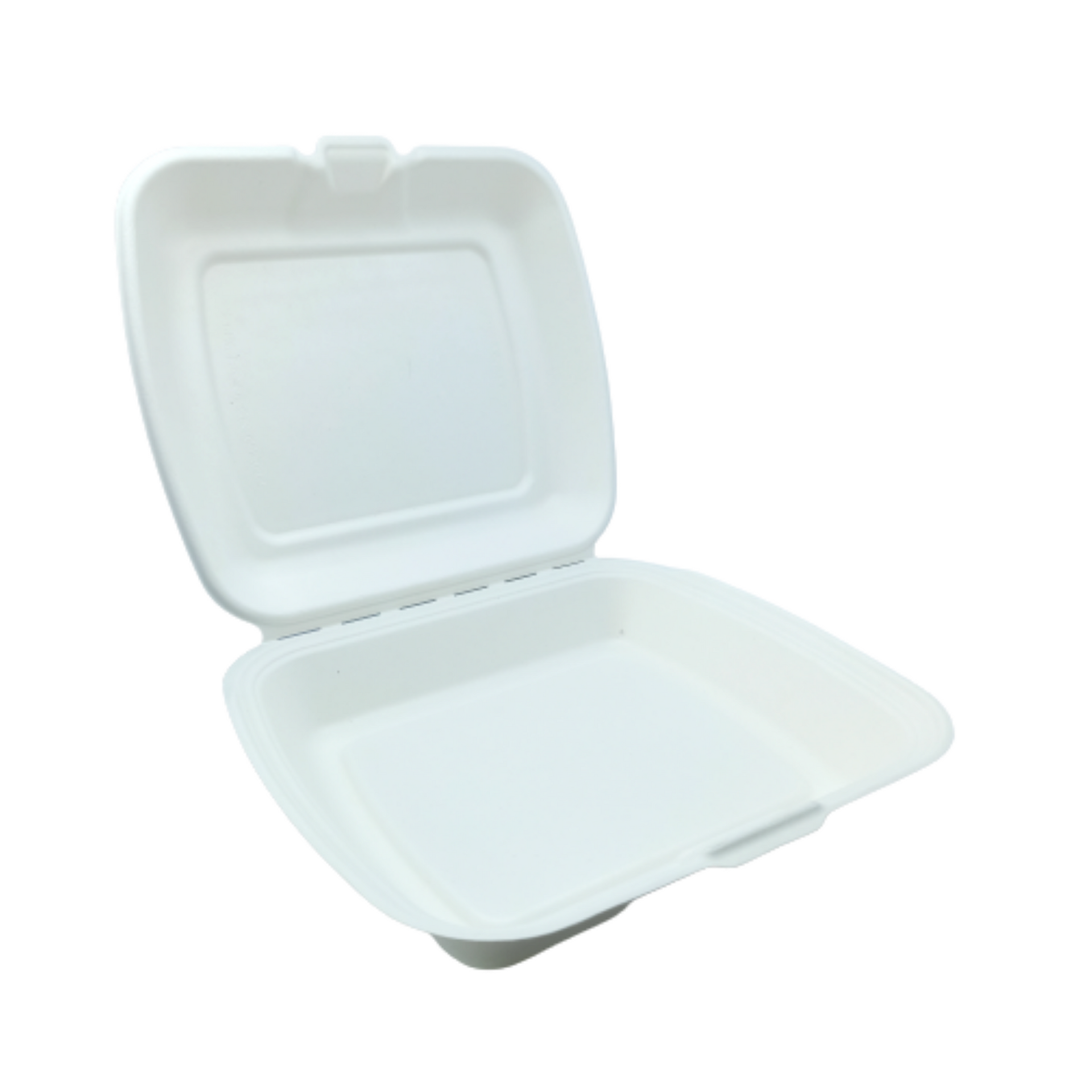 Menübox ungeteilt Bagasse 230x205x40/70mm Menübox Bagsse
