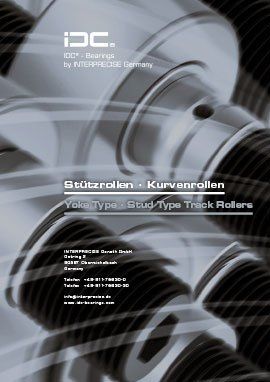 Yoke type and stud type track rollers