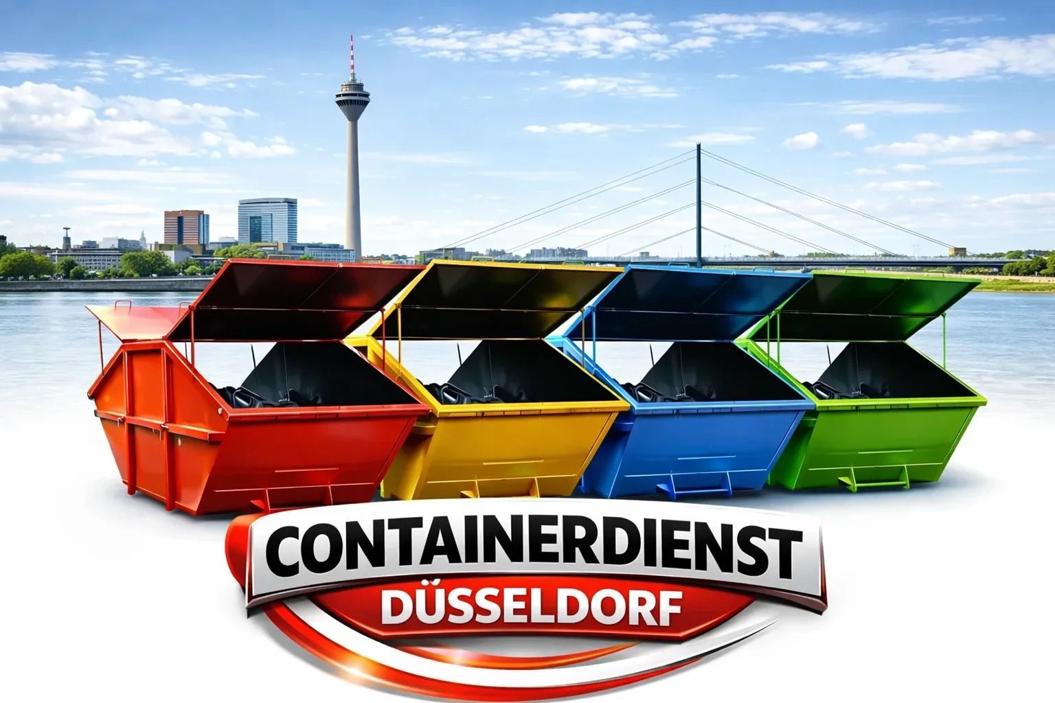 Containerdienst Düsseldorf Entsorgung von Abfall im Container in Düsseldorf