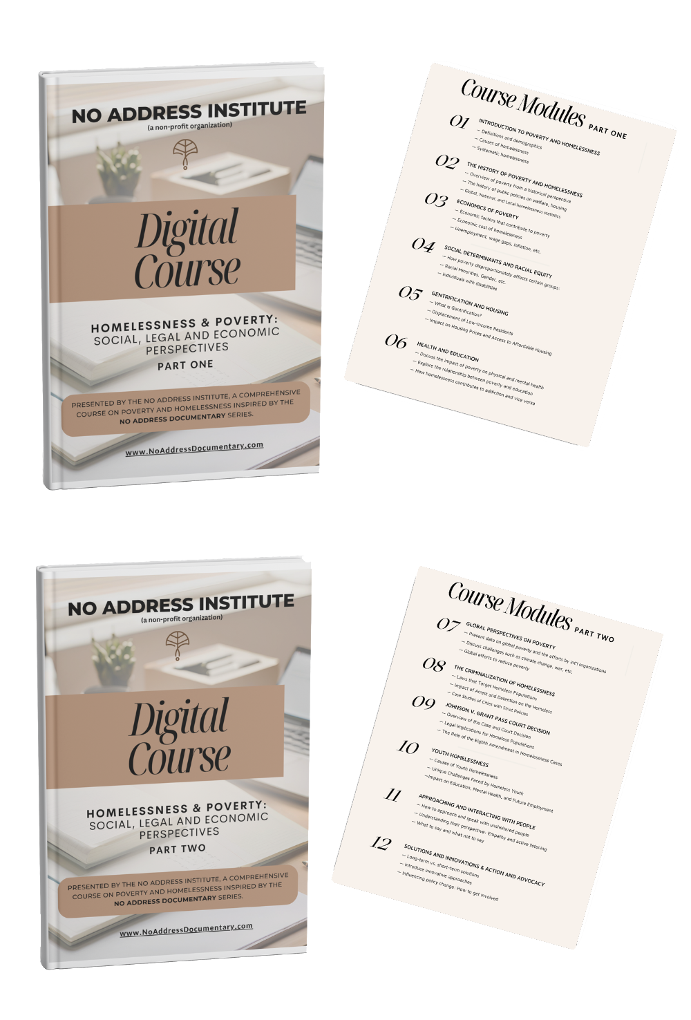 Homelessness and poverty curriculum for colleges and universities