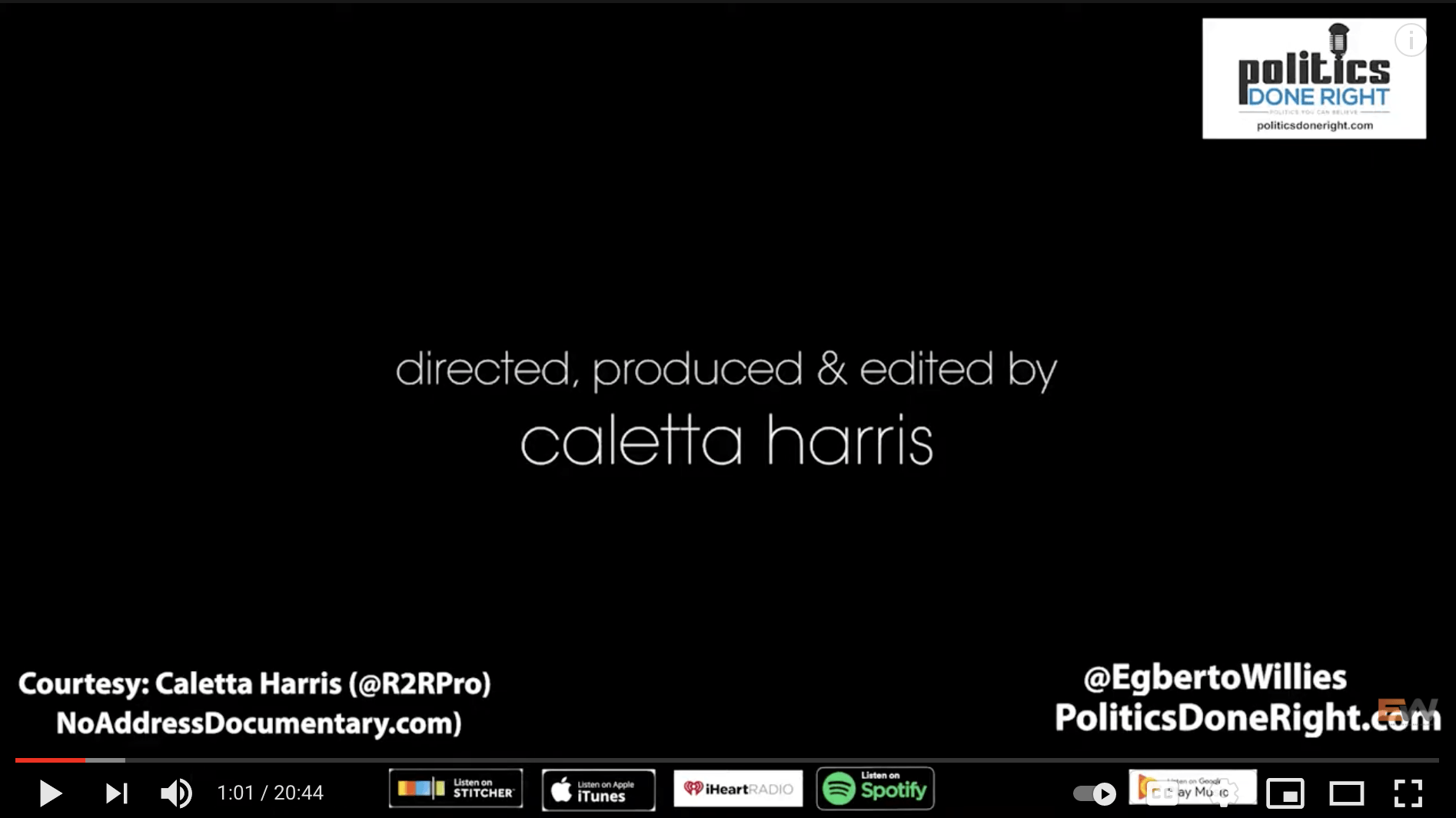 YouTube podcast Politics Done Right