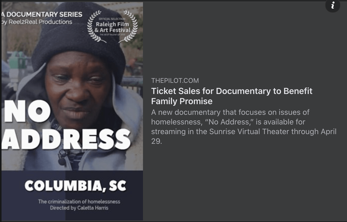 Virtual screening of no address in North carolina