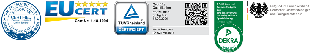 SV Ullrich Bandke - Mitglied BDSF - TÜV - DEKRA SV Ullrich Bandke - Mitglied BDSF - TÜV - DEKRA