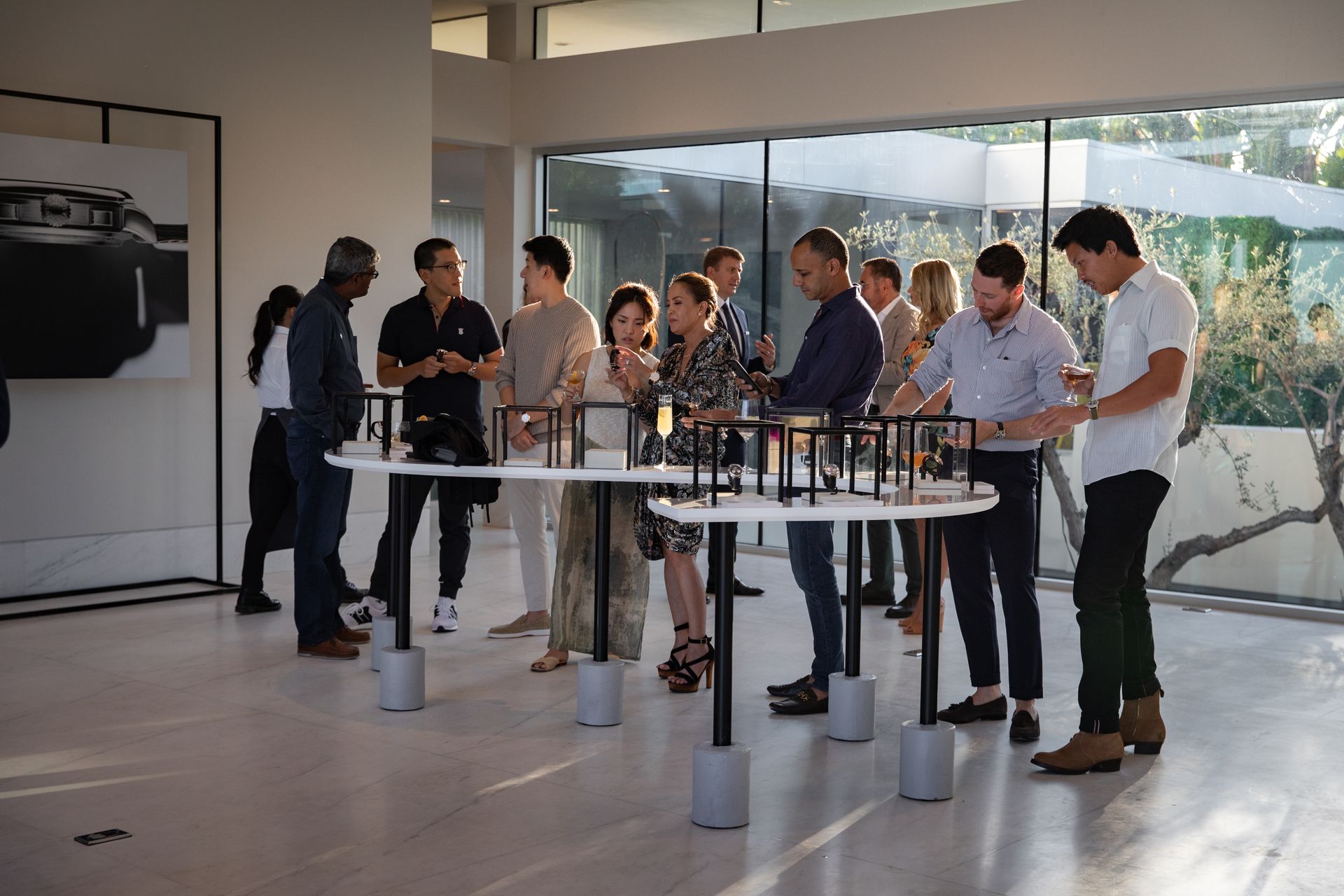 Event shoot for fashion brand, A Lange & Sohne, produced by Slaack Productions and shot by Los Angeles production team, POP Media LA.