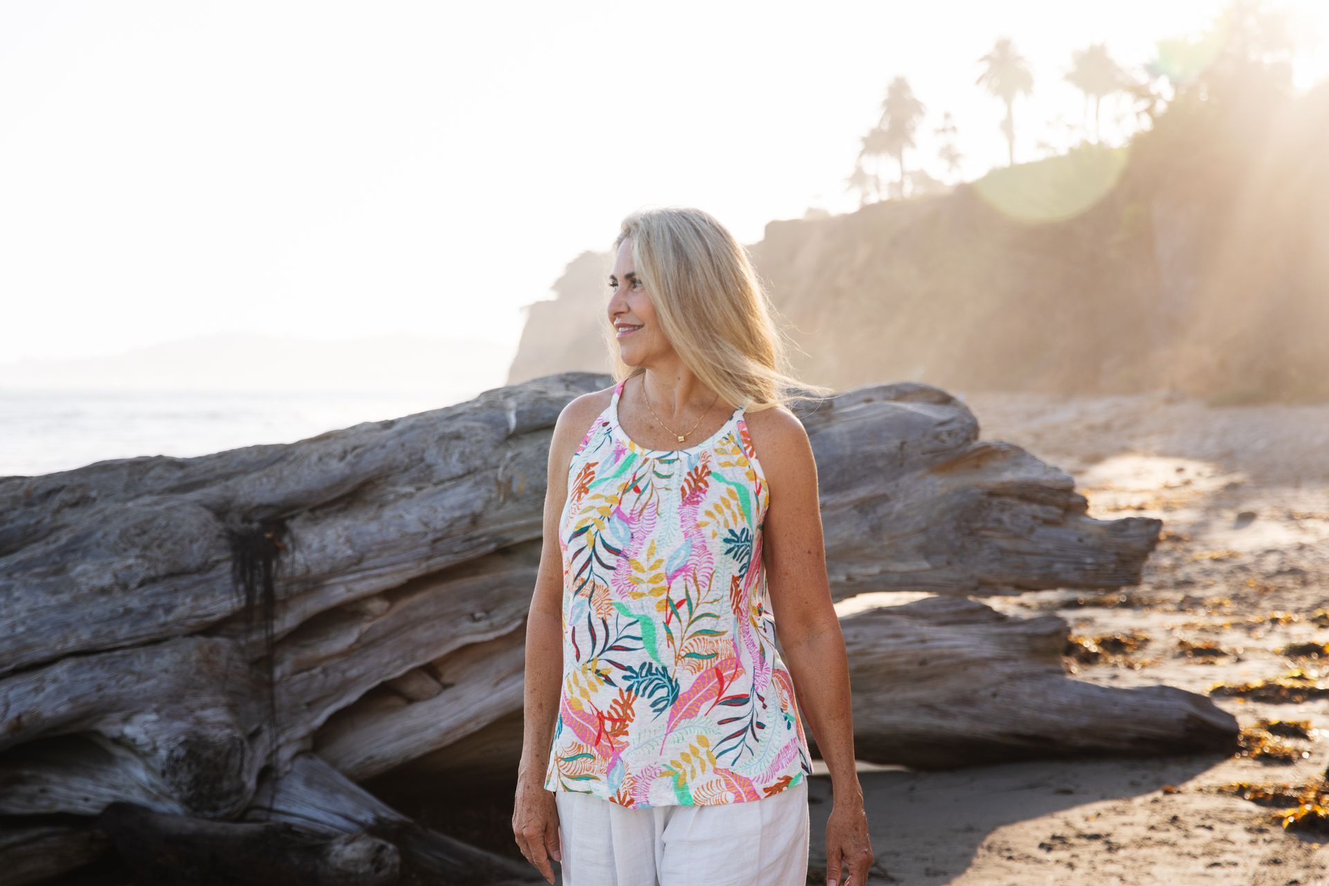 Personal branding shoot for Santa Barbara holistic life coach, Beverly Hur, shot by Los Angeles production team, POP Media LA.