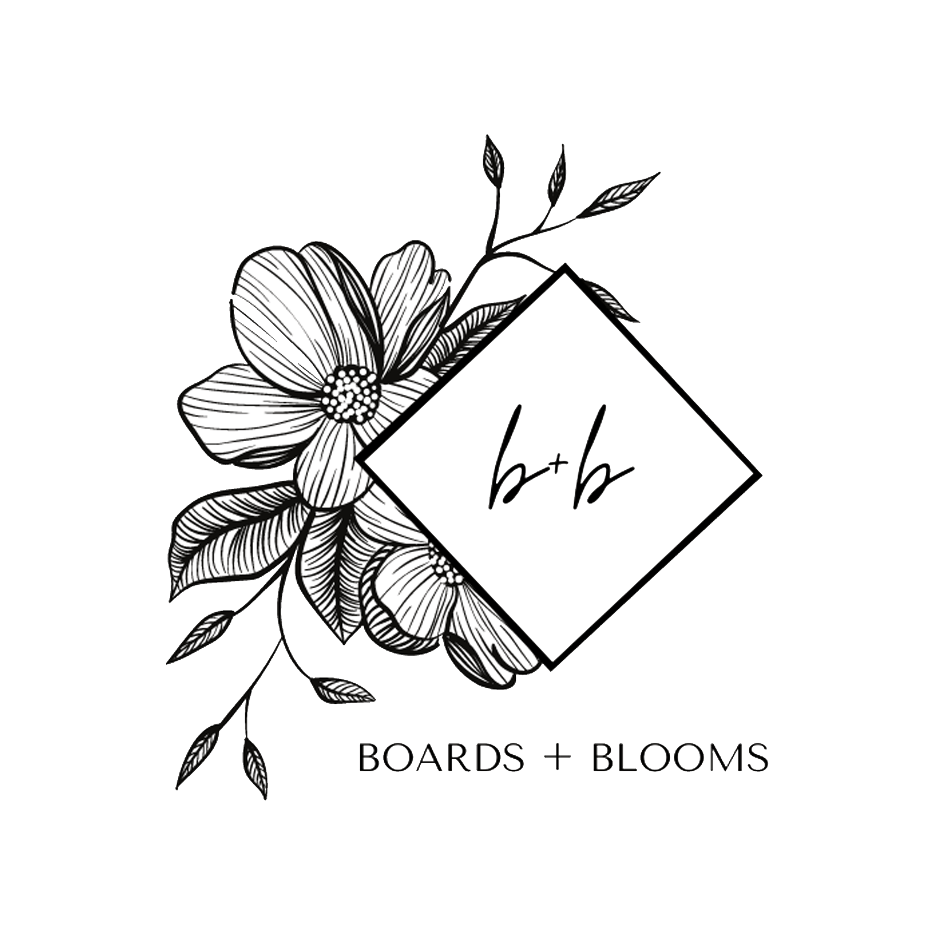 Boards and Blooms Logo
