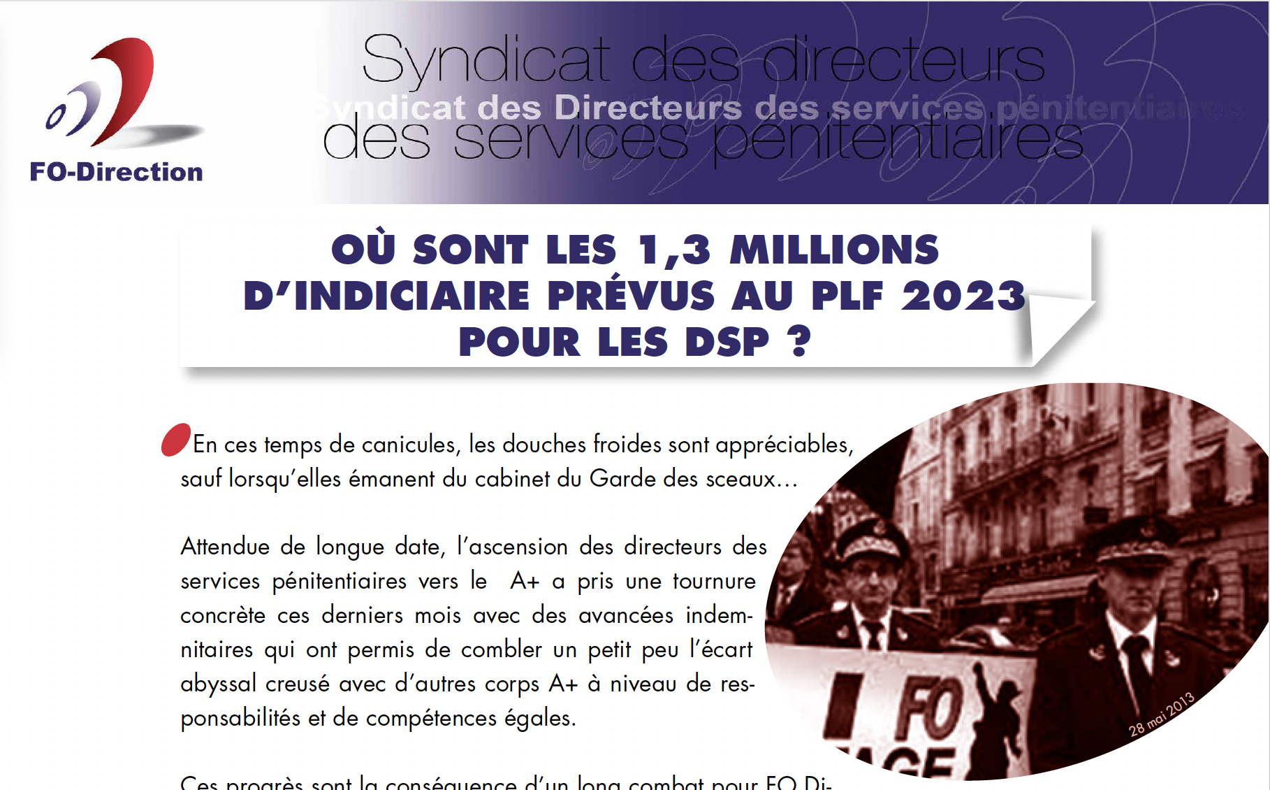 indiciaire et plf 2023 indiciaire et plf 2023