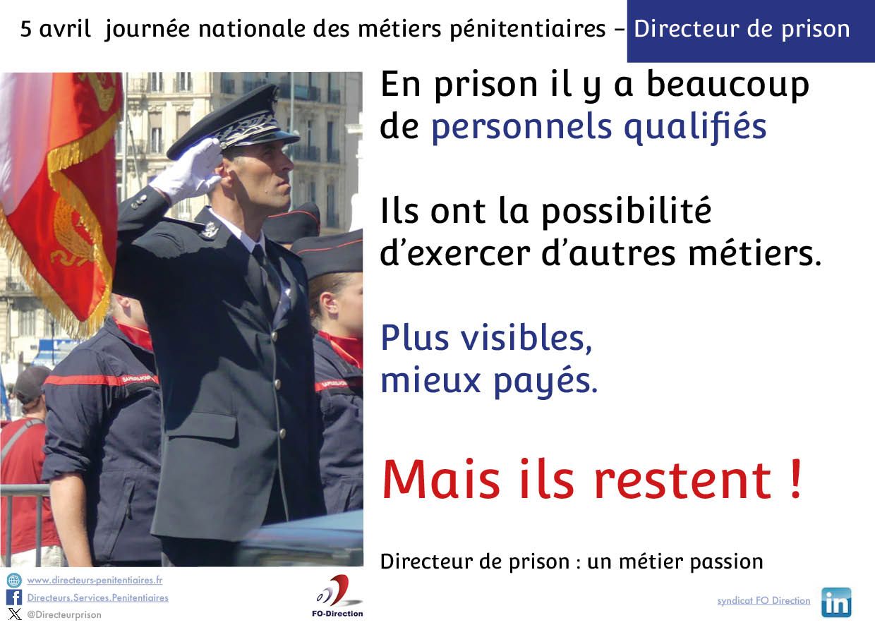 5 avril journée des métiers pénitentiaires 5 avril journée des métiers pénitentiaires