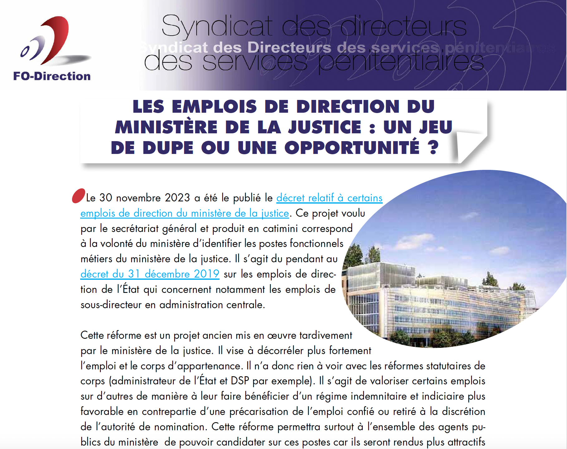 emplois de direction emplois de direction