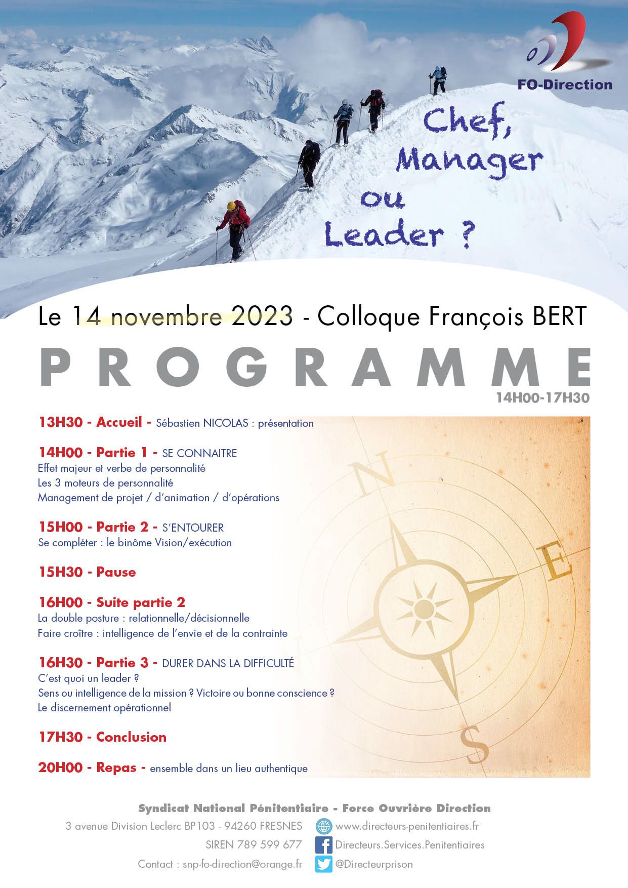 Programme du colloque du 14 novembre 2023
