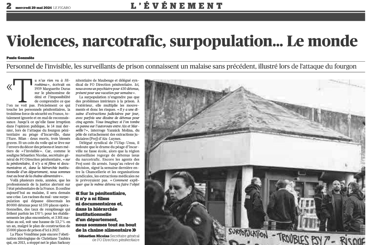 Violence narcotrafic et surpopulation Violence narcotrafic et surpopulation