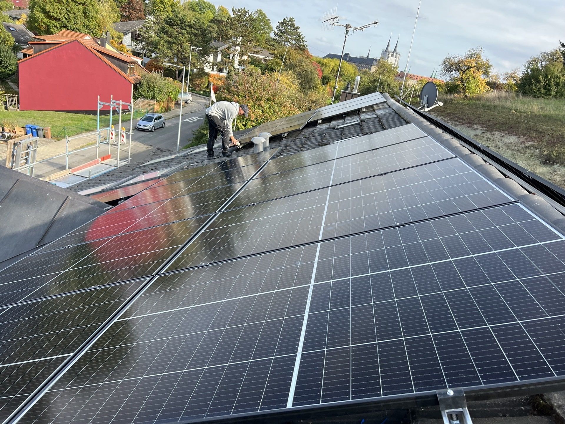 Bild von eine Photovoltaikanlage von Powersolutions