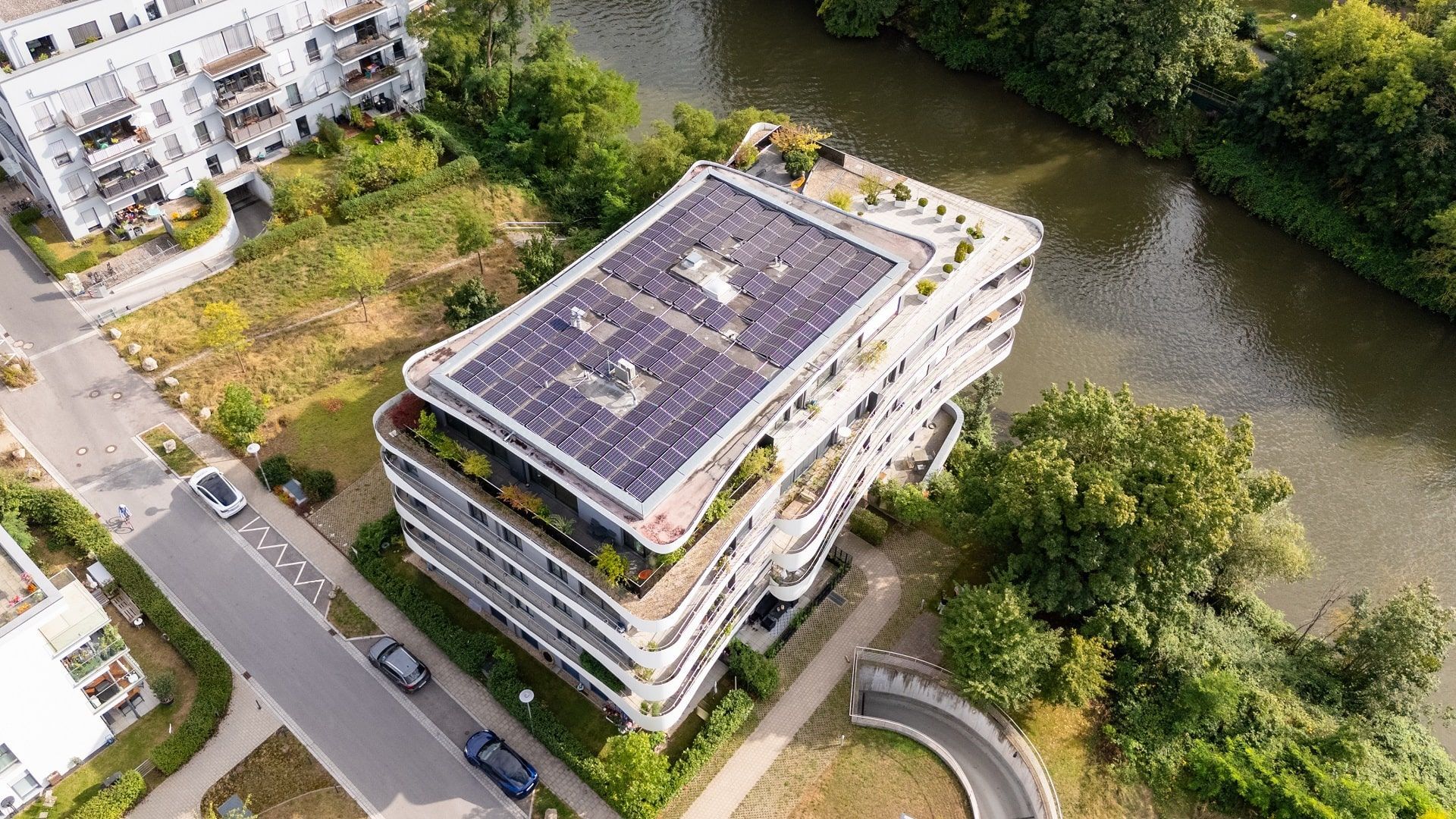 Photovoltaikanlage auf vermieteten Mehrfamilienhaus