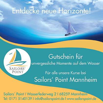 Gutschein Sailors´ Point Bootschule Mannheim