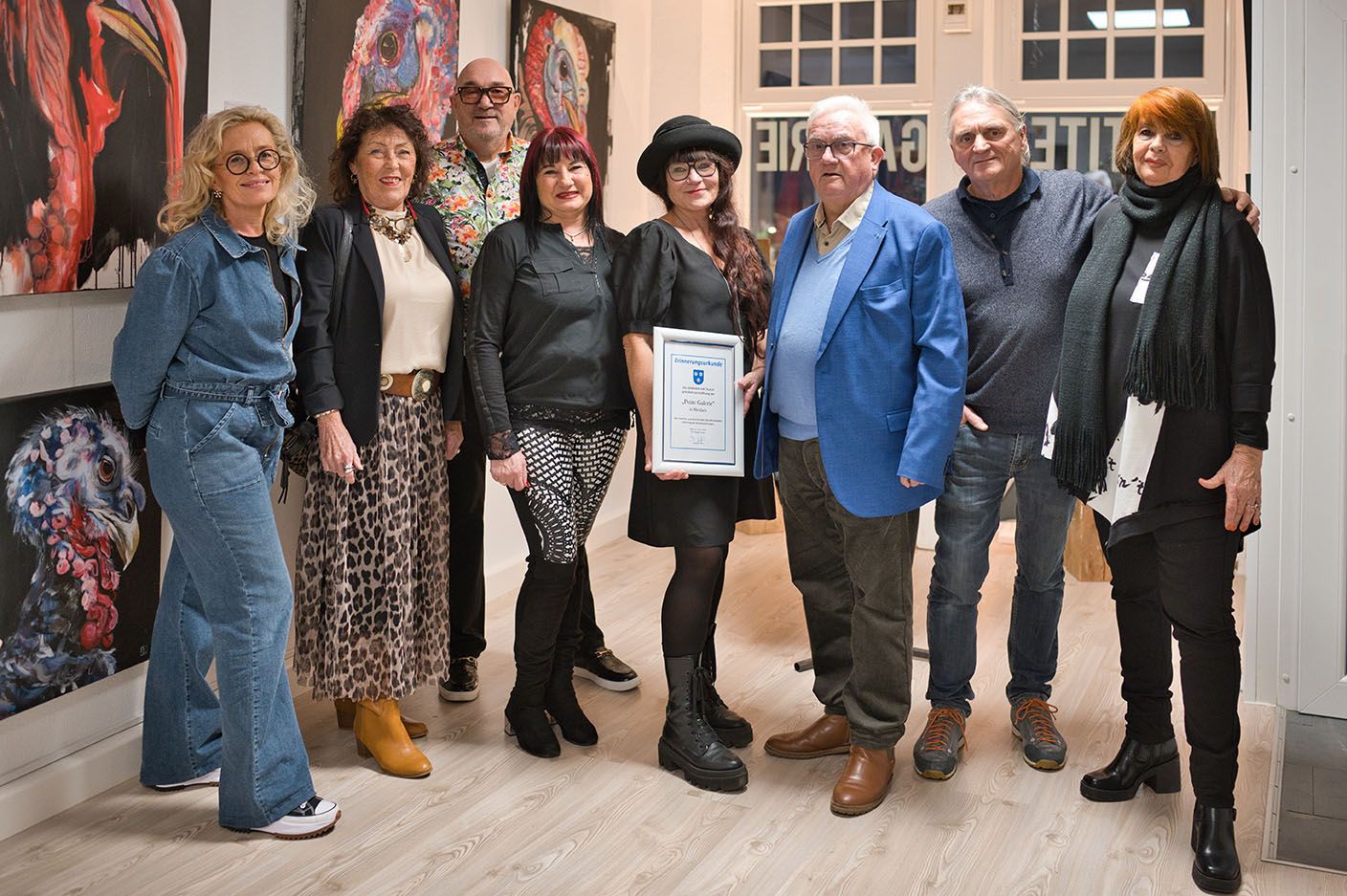 Petite Galerie in der Mettlacher Fußgängerzone – ein lebendiger Ort für Kunst, Austausch und kreative Begegnung